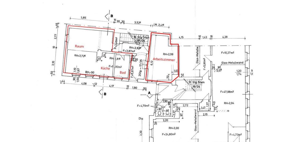 Erdgeschoßwohnung Freiberg - 2 Zimmer, 66 m&sup2;, 365&euro; | Angebot:24850103