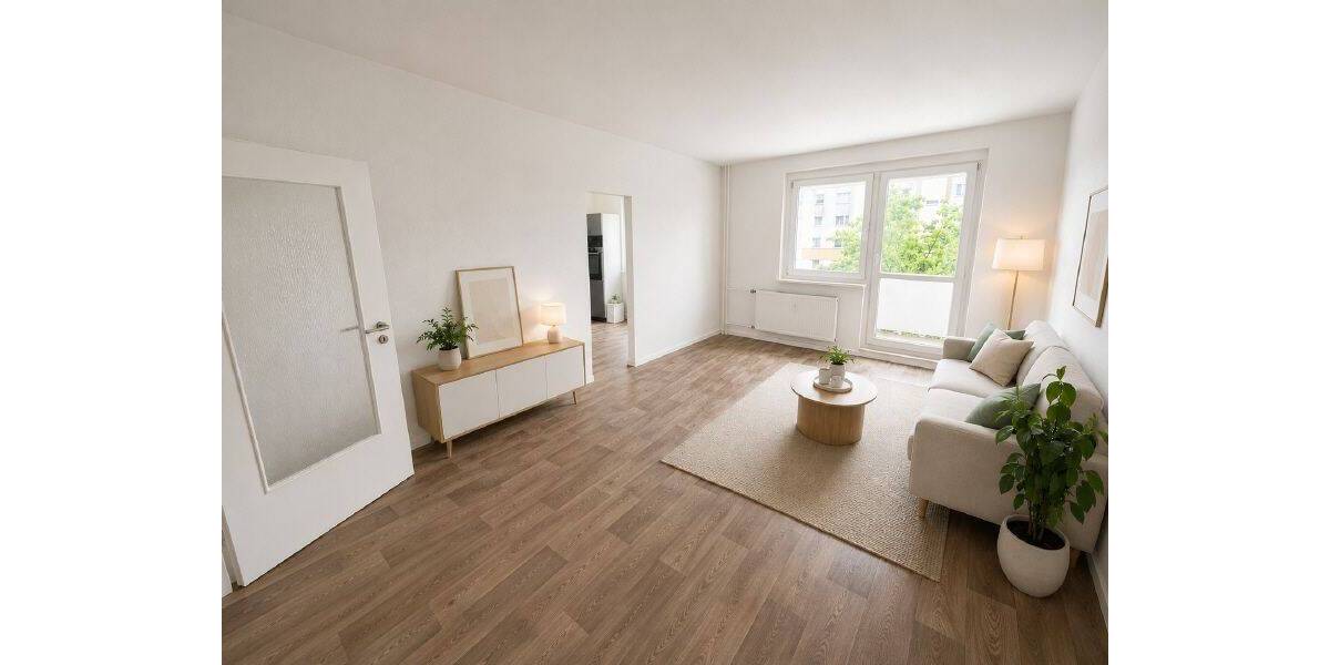 Etagenwohnung Gera Lusan - 3 Zimmer, 68 m&sup2;, 375&euro; | Angebot:26834623