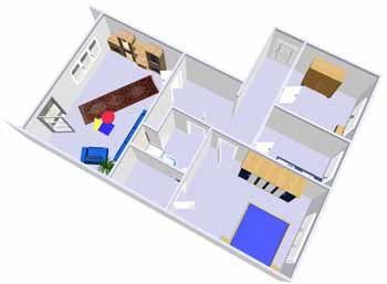 Etagenwohnung Quarnbek - 2.5 Zimmer, 78 m&sup2;, 800&euro; | Angebot:25871138