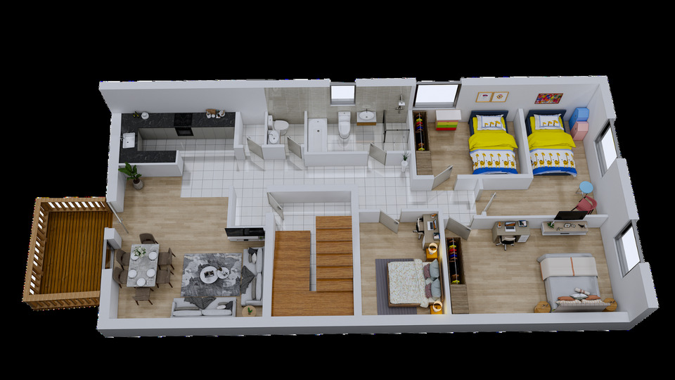 Etagenwohnung Blankenburg (Harz) - 5 Zimmer, 110 m&sup2;, 830&euro; | Angebot:25521366