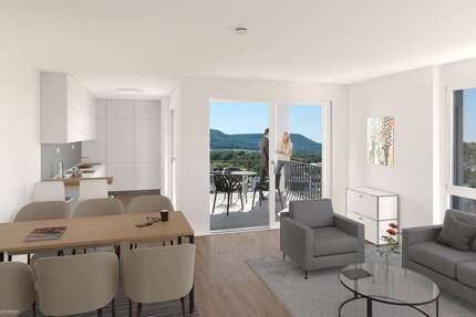 Wohnung zum Mieten in Pfullingen 1.250 € 87.85 m² 3 zimmer