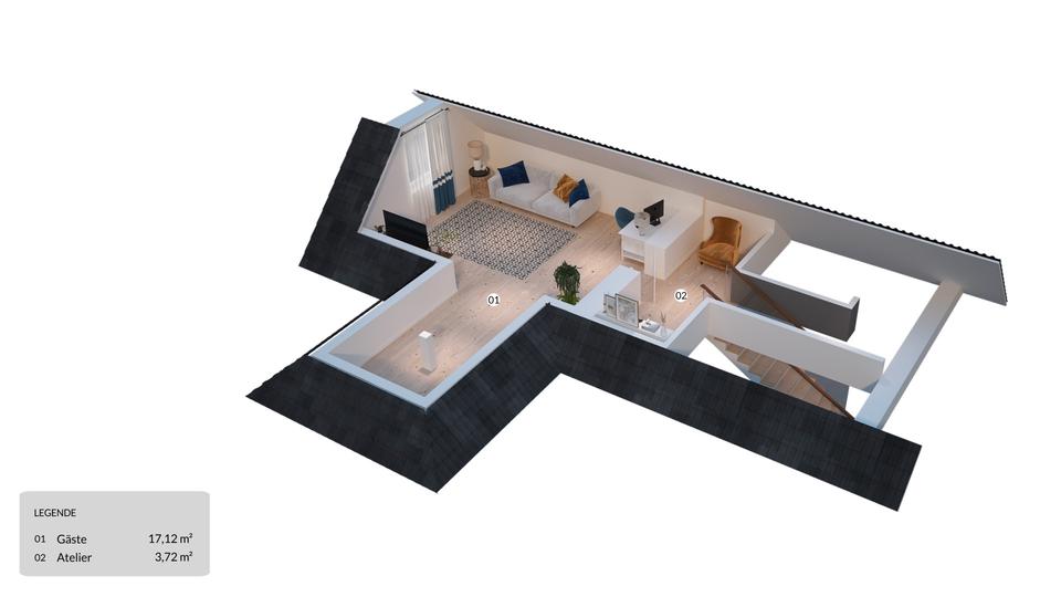 Etagenwohnung Neuenhaus - 2 Zimmer, 65 m&sup2;, 865&euro; | Angebot:21092835