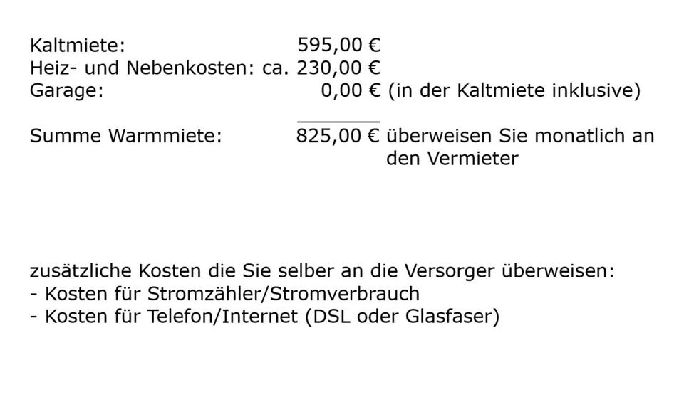 Etagenwohnung Espelkamp - 4 Zimmer, 74 m&sup2;, 595&euro; | Angebot:24653736