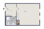 Etagenwohnung Darmstadt Darmstadt-West - 1 Zimmer, 34 m&sup2;, 685&euro; | Angebot:26528444