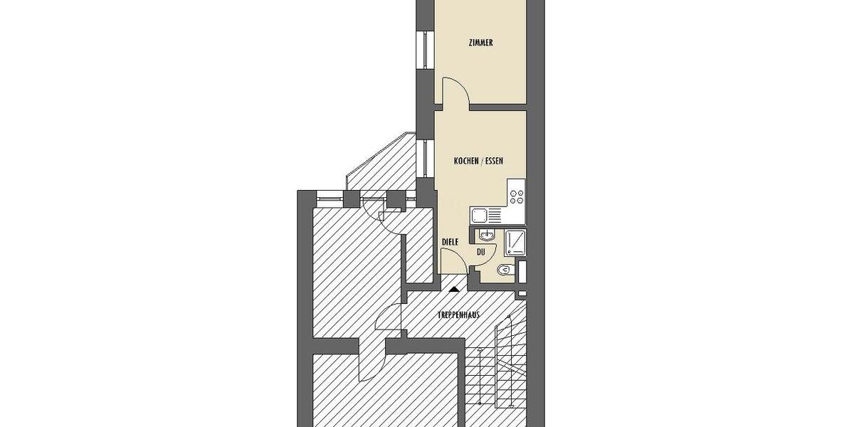Etagenwohnung Koblenz - 1 Zimmer, 30 m&sup2;, 410&euro; | Angebot:26600167