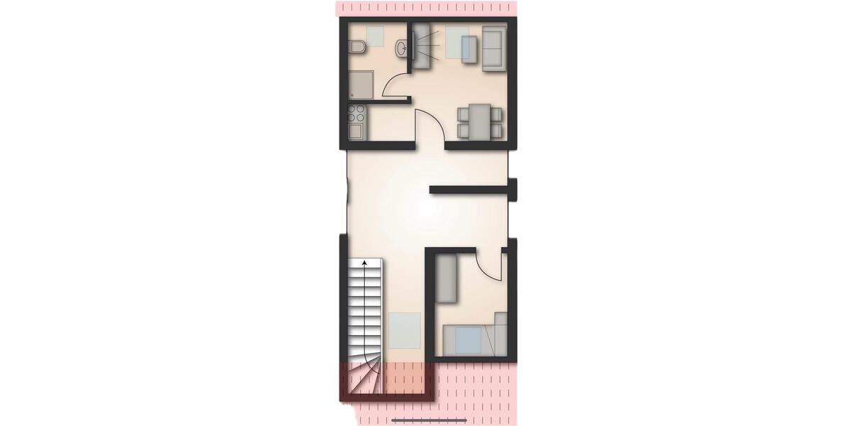 Dachgeschoßwohnung Aalen Dewangen - 1 Zimmer, 20 m&sup2;, 650&euro; | Angebot:24755076
