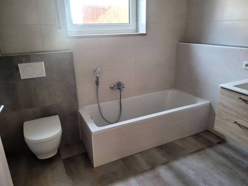 Barrierefreies Wohnen auf dem Land! Neubau 3-Zimmer-Erdgeschoss-Wohnung 4 km südlich von Schwabach