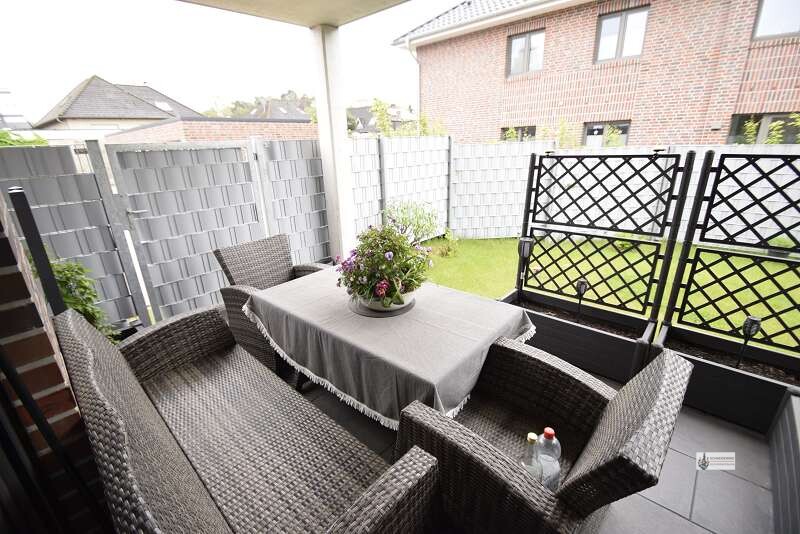 Neubau EG-Whg. links mit Terrasse und Garten Garage und 2 Abstellräumen + Luft-Wärme-Heizung - Erdgeschoßwohnung Syke | Angebot:27029307