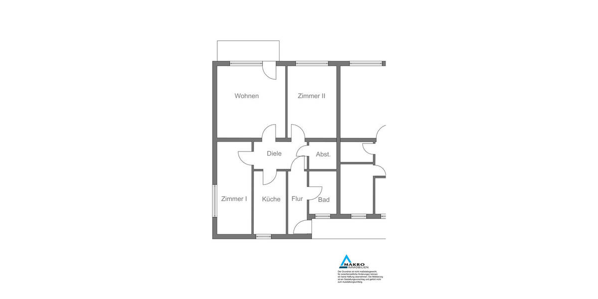 Etagenwohnung Elmshorn - 3 Zimmer, 74 m&sup2;, 963&euro; | Angebot:26544594