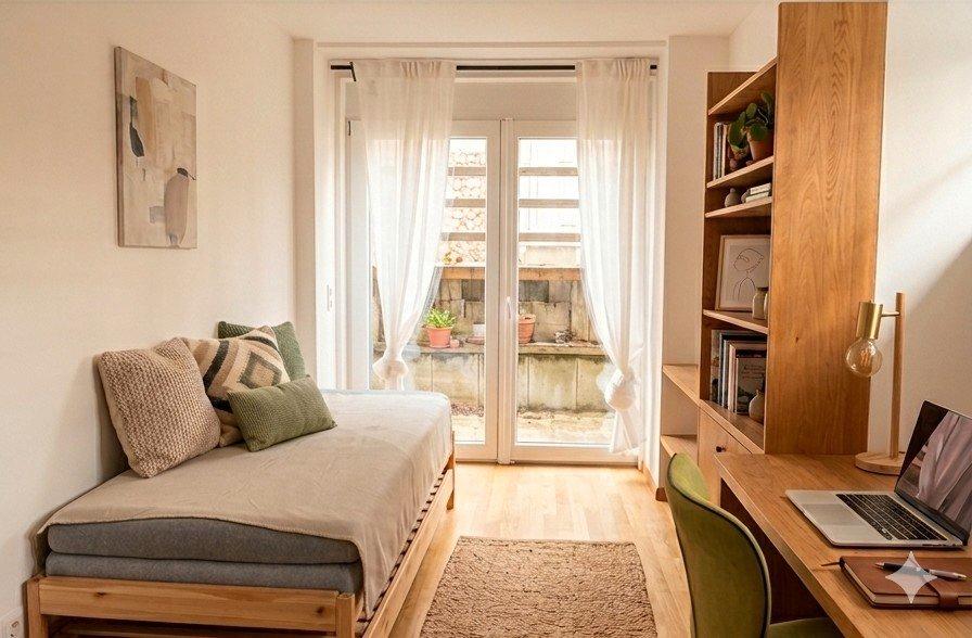 Wohnen auf Zeit Frankfurt am Main Innenstadt 1 - 1 Zimmer, 25 m&sup2;, 792&euro; | Angebot:26625466
