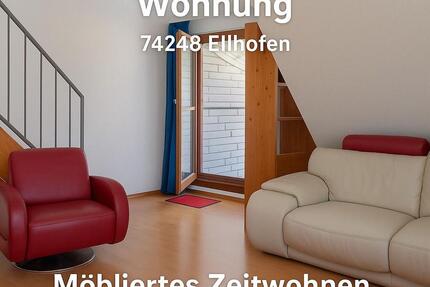Wohnen auf Zeit Ellhofen - 3 Zimmer, 60 m&sup2;, 1.100&euro; | Angebot:26181214