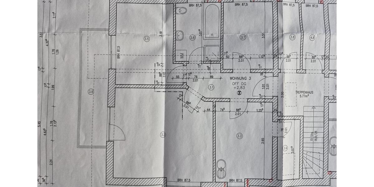 Etagenwohnung Heilbad Heiligenstadt - 3 Zimmer, 90 m&sup2;, 860&euro; | Angebot:24290600