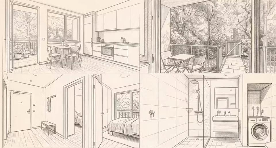 Hochparterre Braunschweig Broitzem - 2 Zimmer, 55 m&sup2;, 825&euro; | Angebot:26289866