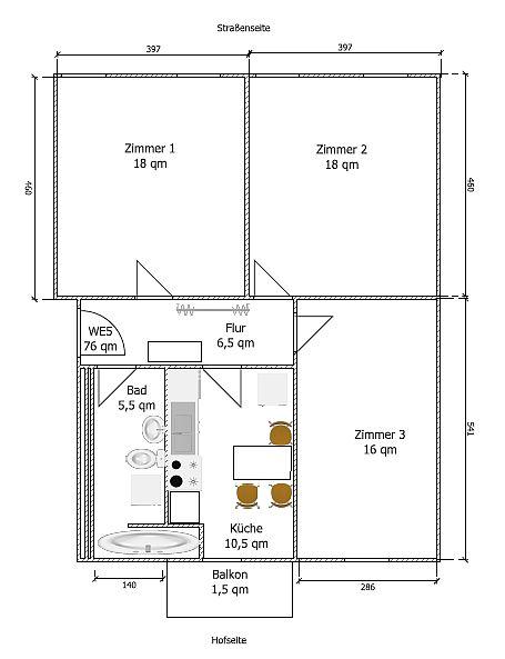 Etagenwohnung Rathenow - 1 Zimmer, 16 m&sup2;, 340&euro; | Angebot:26149422