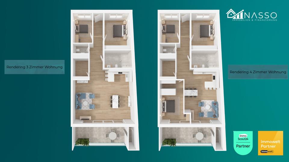 Etagenwohnung Bad Lippspringe - 4 Zimmer, 145 m&sup2;, 1.450&euro; | Angebot:25351238