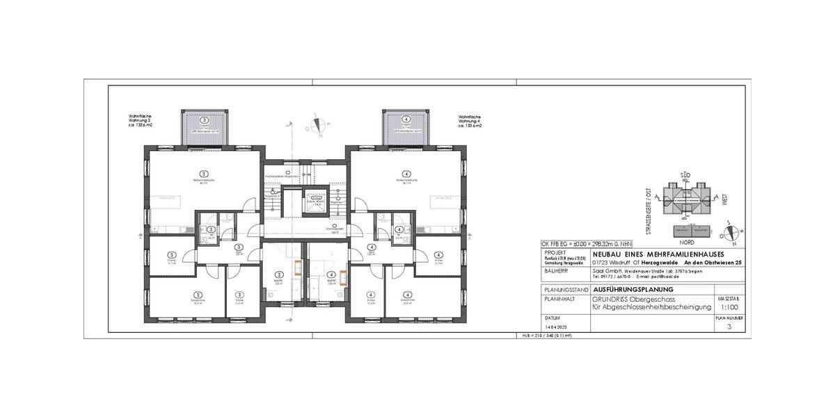 Etagenwohnung Wilsdruff - 4 Zimmer, 134 m&sup2;, 1.804&euro; | Angebot:25790605