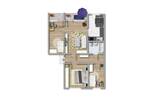 Etagenwohnung Schwerin Mueßer Holz - 4 Zimmer, 83 m&sup2;, 530&euro; | Angebot:26841861