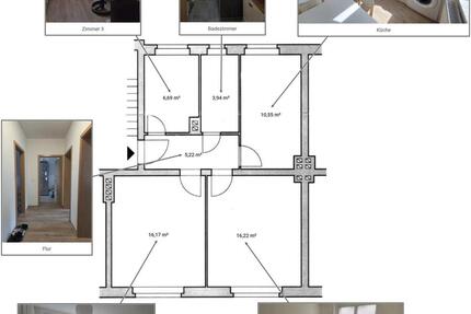 Wohnung Spremberg - 2.5 Zimmer, 58 m&sup2;, 380&euro; | Angebot:26567299
