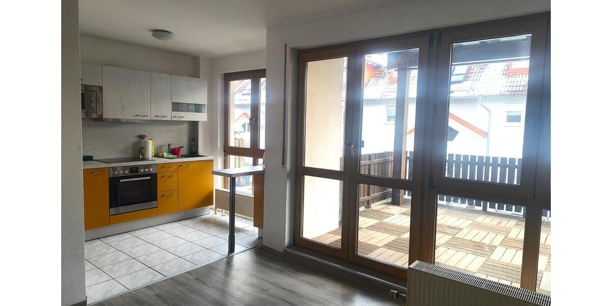 Helle 1 Zimmer-Wohnung mit großer Terrasse, Erfurt-Niernissa 1 zimmer