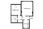 Etagenwohnung Hamburg Farmsen-Berne - 2 Zimmer, 63 m&sup2;, 795&euro; | Angebot:26881859