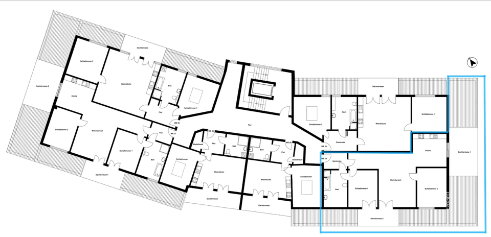 Etagenwohnung Waren (Müritz) - 3 Zimmer, 125 m&sup2;, 1.996&euro; | Angebot:24768300