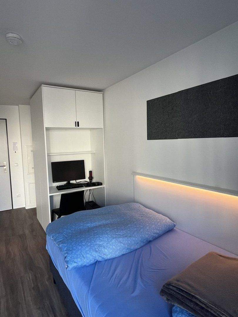 Moderne 1-Zimmer-Wohnung mit Balkon in Leipzig Schleußig zimmer