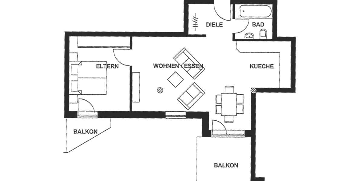 Etagenwohnung Wittlich Wengerohr - 2 Zimmer, 60 m&sup2;, 565&euro; | Angebot:25153692