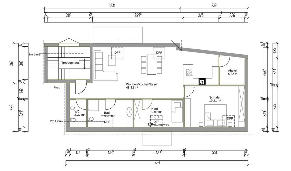 Etagenwohnung Waibstadt - 3 Zimmer, 95 m&sup2;, 950&euro; | Angebot:26293130