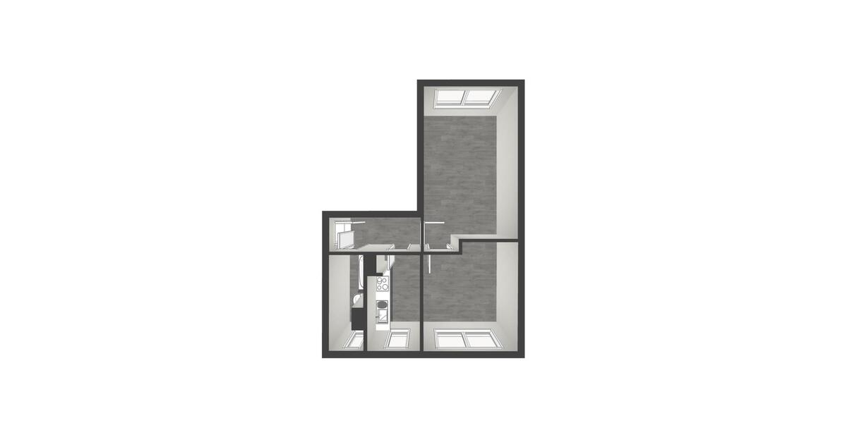 Erdgeschoßwohnung Dessau-Roßlau Brambach - 2 Zimmer, 46 m&sup2;, 268&euro; | Angebot:25903050