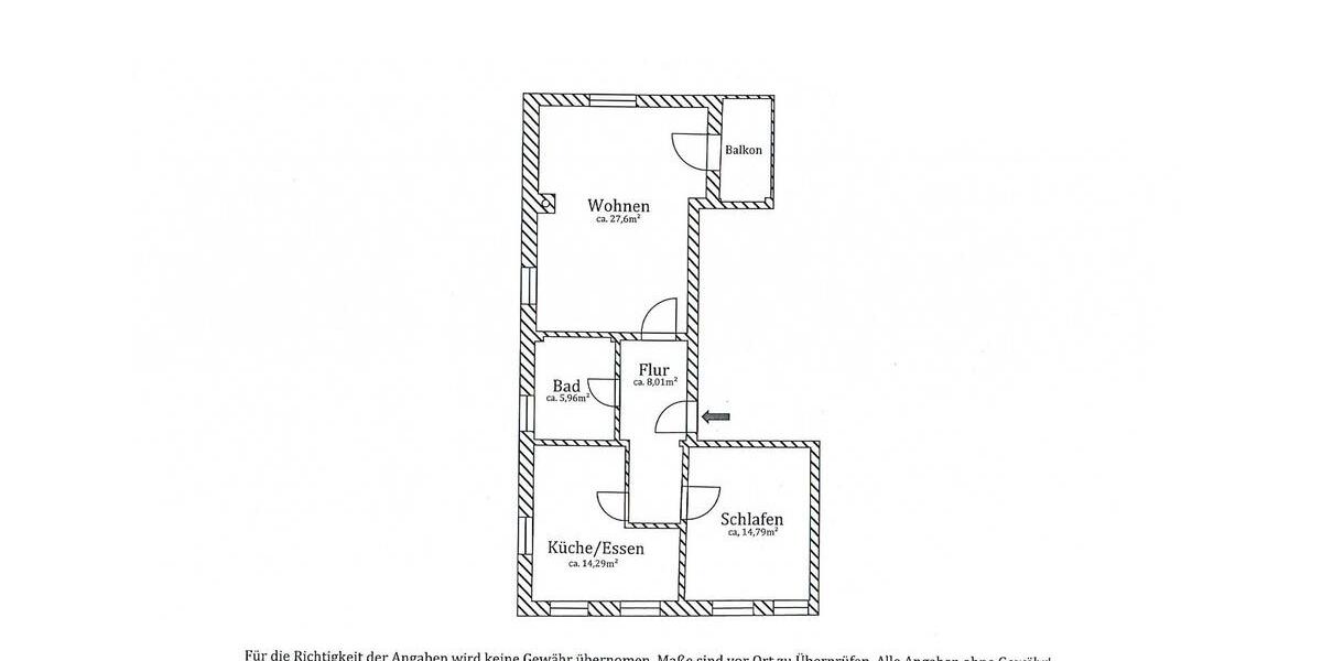 Etagenwohnung Penig - 2 Zimmer, 80 m&sup2;, 420&euro; | Angebot:24768430