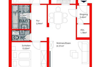 Wohnung Zirndorf - 3 Zimmer, 86 m&sup2;, 860&euro; | Angebot:26285843