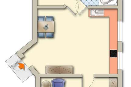 Wohnung Soltau Wolterdingen - 3 Zimmer, 60 m&sup2;, 495&euro; | Angebot:27502335