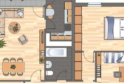 Wohnung Neustadt an der Weinstraße - 3 Zimmer, 72 m&sup2;, 769&euro; | Angebot:27286412