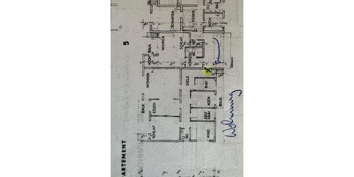 Etagenwohnung Ellwangen (Jagst) - 4 Zimmer, 108 m&sup2;, 1.000&euro; | Angebot:26040716