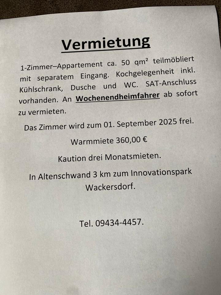 1-Zimmerappartment