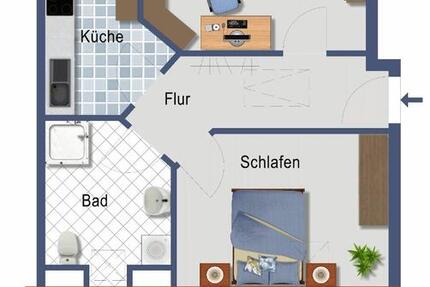 Wohnung Rotenburg (Wümme) - 2 Zimmer, 56 m&sup2;, 540&euro; | Angebot:25100629