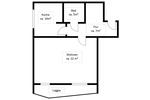 Etagenwohnung Weißwasser (Oberlausitz) - 1 Zimmer, 46 m&sup2;, 280&euro; | Angebot:26338034