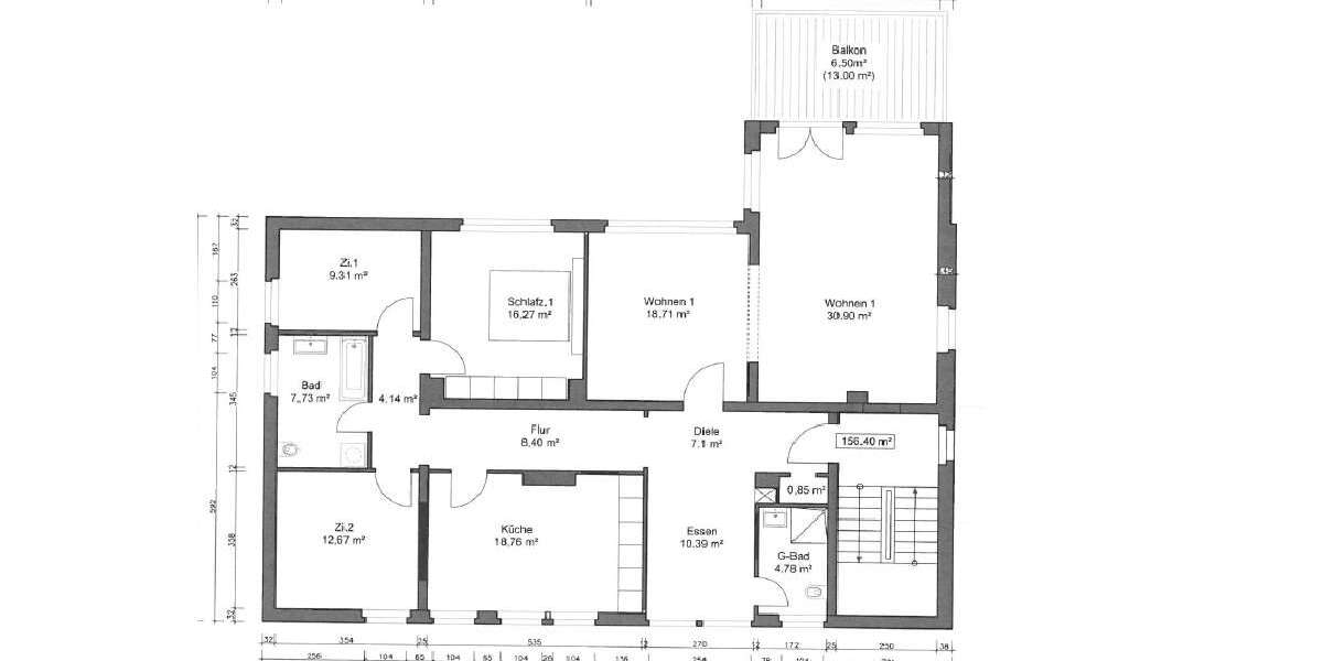 Etagenwohnung Osnabrück Westerberg - 5 Zimmer, 156 m&sup2;, 1.750&euro; | Angebot:26065129