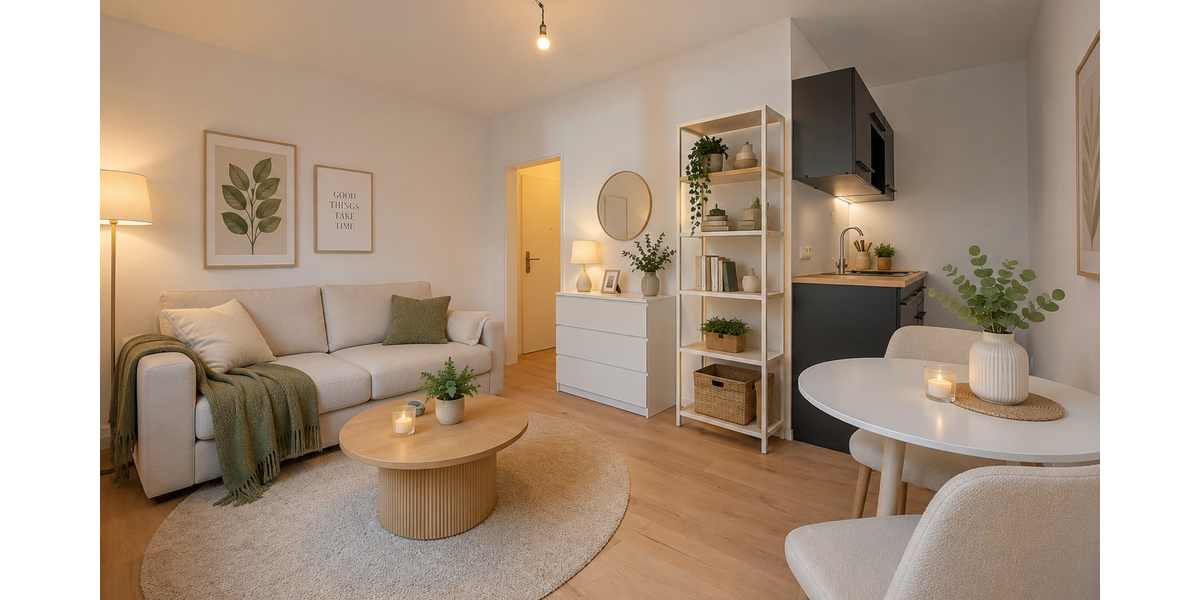 Etagenwohnung Köln Ehrenfeld - 1 Zimmer, 23 m&sup2;, 805&euro; | Angebot:25757860