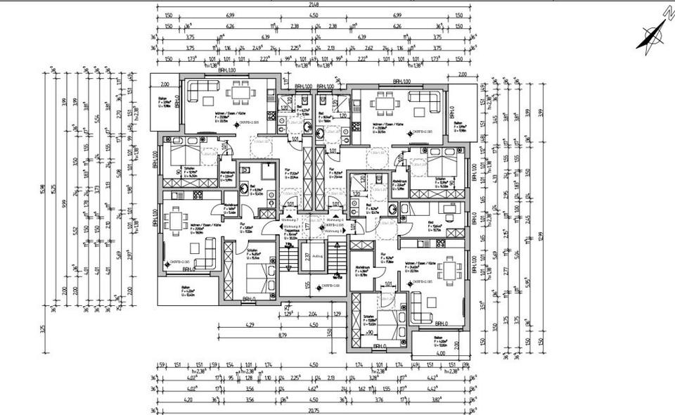 Etagenwohnung Bad Soden-Salmünster Salmünster - 2 Zimmer, 56 m&sup2;, 785&euro; | Angebot:26013343