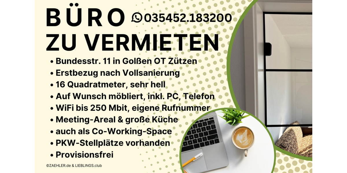Gewerbeobjekt Golßen - 250&euro; | Angebot:18913970