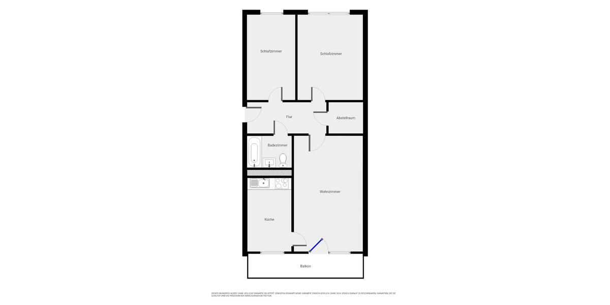 Etagenwohnung Aken (Elbe) - 3 Zimmer, 69 m&sup2;, 274&euro; | Angebot:26660649