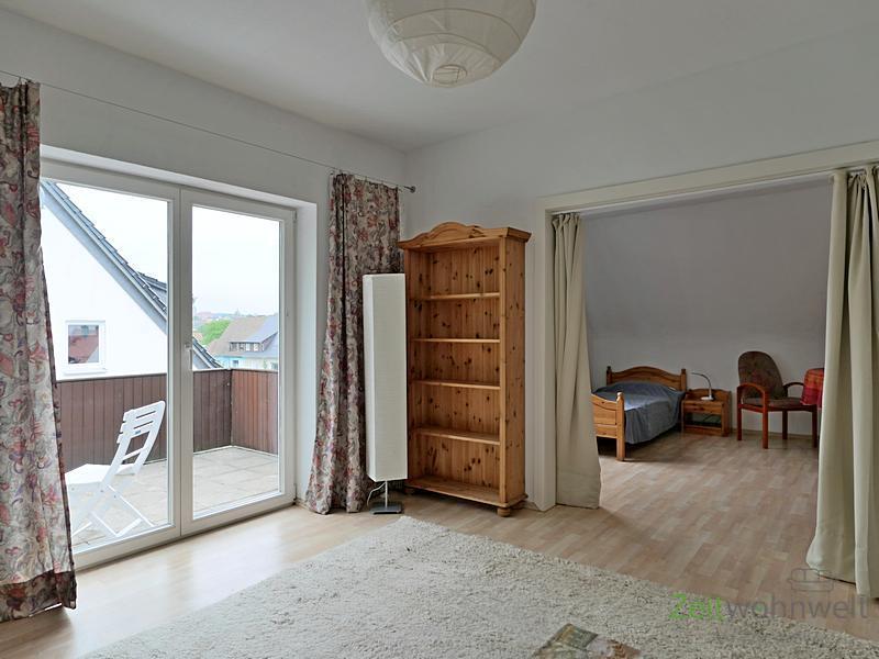 (EF0322_M) Kassel-Stadt: Wehlheiden, zwei möblierte WG-Zimmer mit eigenem Balkon, an Wochenendheimfahrer 2 zimmer