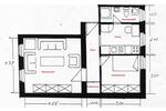 Etagenwohnung Bernburg (Saale) - 2 Zimmer, 45 m&sup2;, 295&euro; | Angebot:26698377