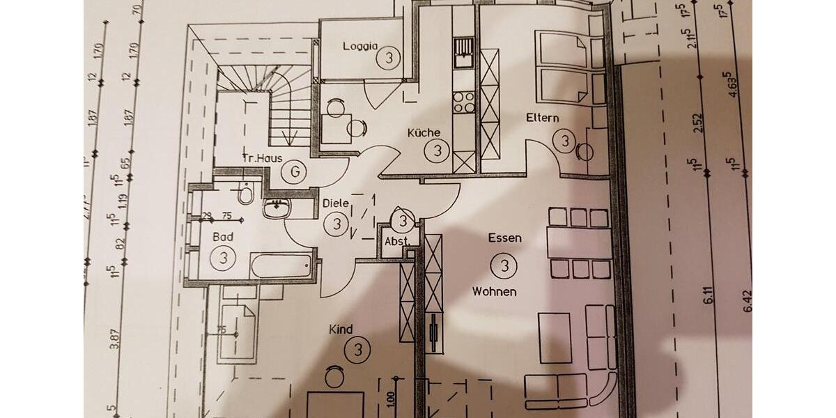 Wohnung in historischer Stadtvilla in zentraler Lage von Ibbenbür 3 zimmer