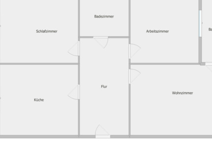 3 Zimmer Wohnung mit Balkon zimmer