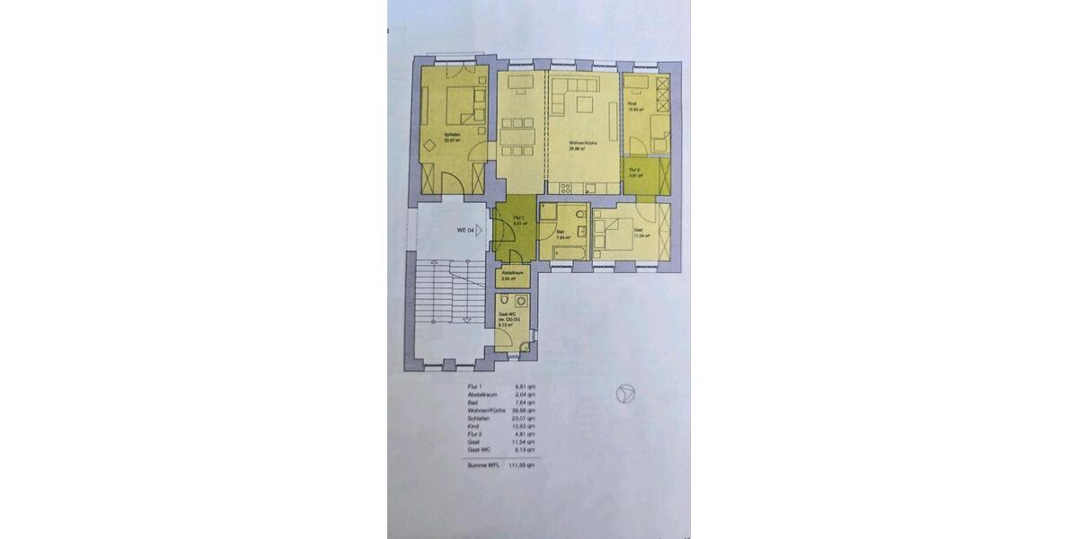 Etagenwohnung Bannewitz - 4 Zimmer, 112 m&sup2;, 1.450&euro; | Angebot:26030270