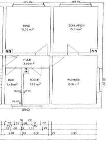 Etagenwohnung Boxberg/Oberlausitz Uhyst - 4 Zimmer, 73 m&sup2;, 370&euro; | Angebot:25681147