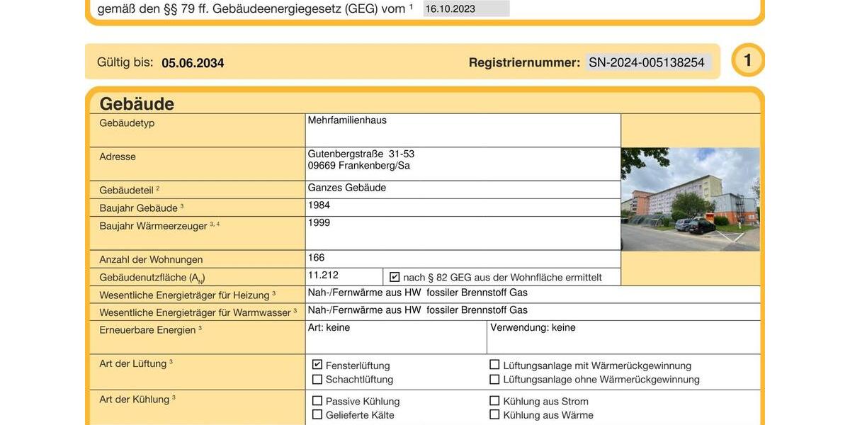 Etagenwohnung Frankenberg (Sachsen) - 2 Zimmer, 44 m&sup2;, 261&euro; | Angebot:8857099