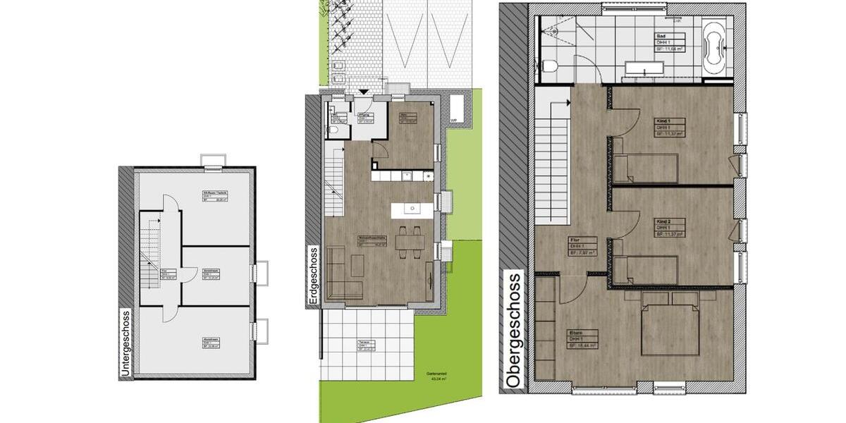 Doppelhaushälfte Raubling - 4 Zimmer, 133 m&sup2;, 2.300&euro; | Angebot:23644892